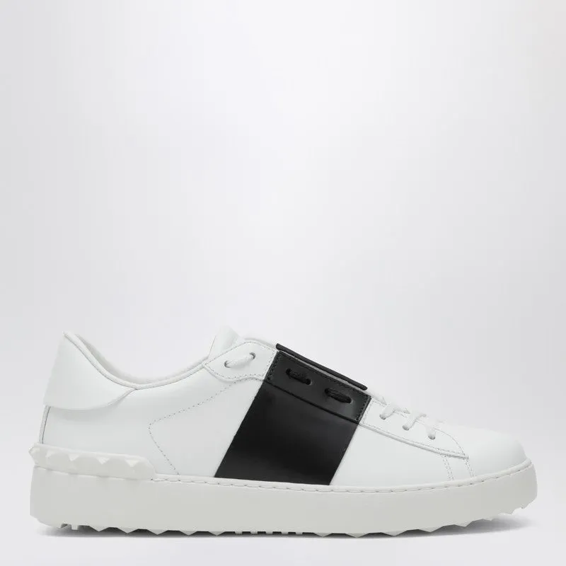 White And Black Open Sneakers sold by Wanan Luxury