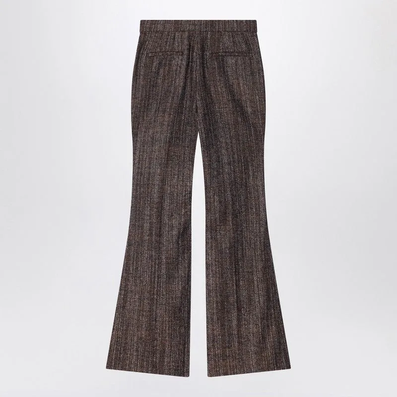 Rust Wool And Alpaca Trousers sold by Wanan Luxury product image thumbnail 2
