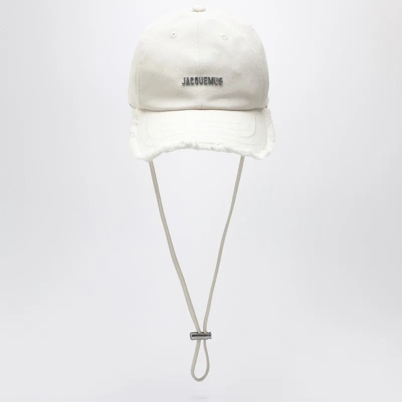 La Casquette Artichaut White Cap sold by Wanan Luxury