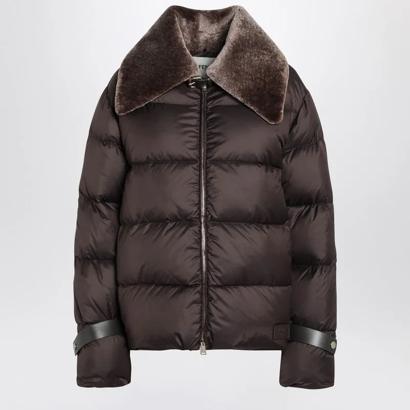 Brown Ski Down Jacket sold by Wanan Luxury