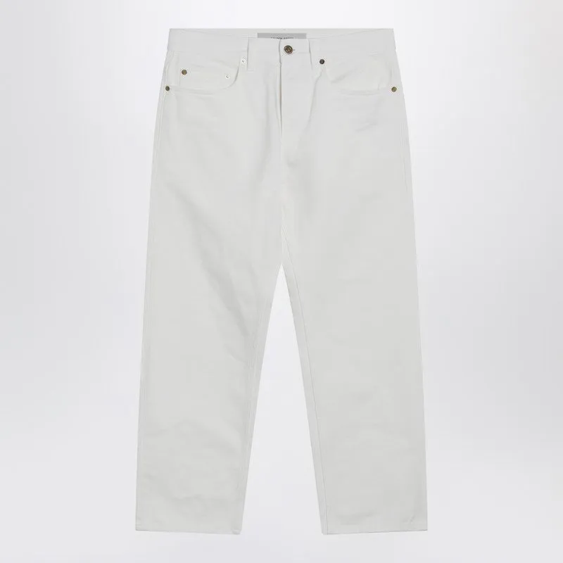 White Cotton Trousers sold by Wanan Luxury