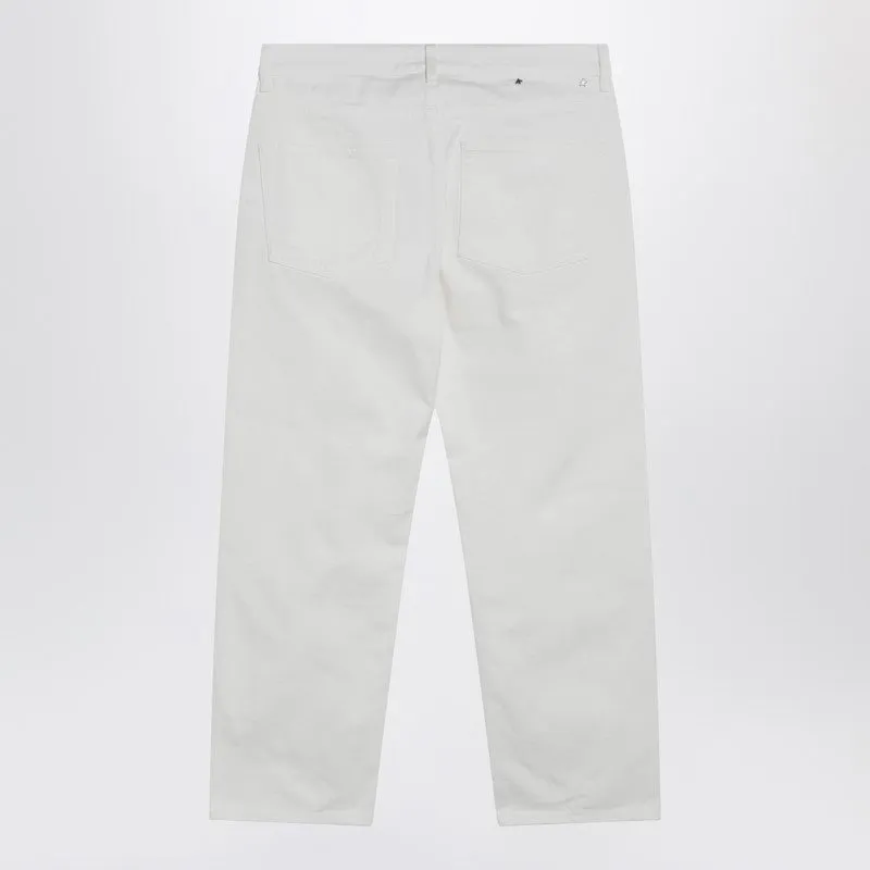 White Cotton Trousers sold by Wanan Luxury product image thumbnail 2