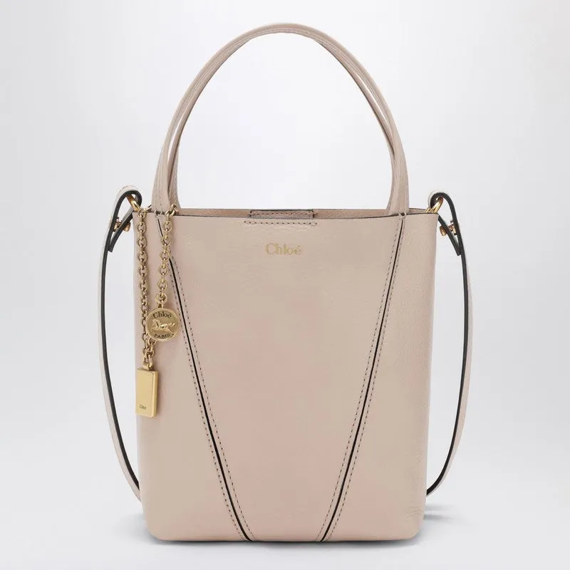 Small Chloé Spin Tote Bag In Cement Pink sold by Wanan Luxury