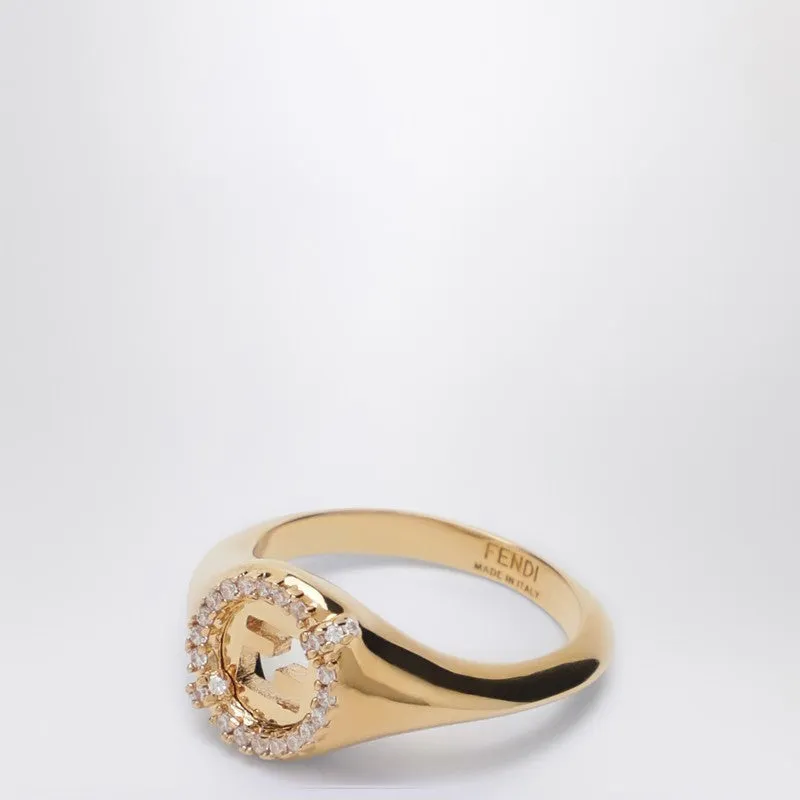 Gold-Coloured Ever Round Ring sold by Wanan Luxury