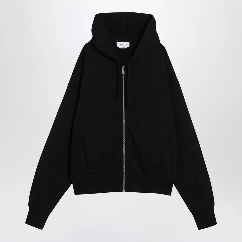 Black Cotton Hoodie sold by Wanan Luxury
