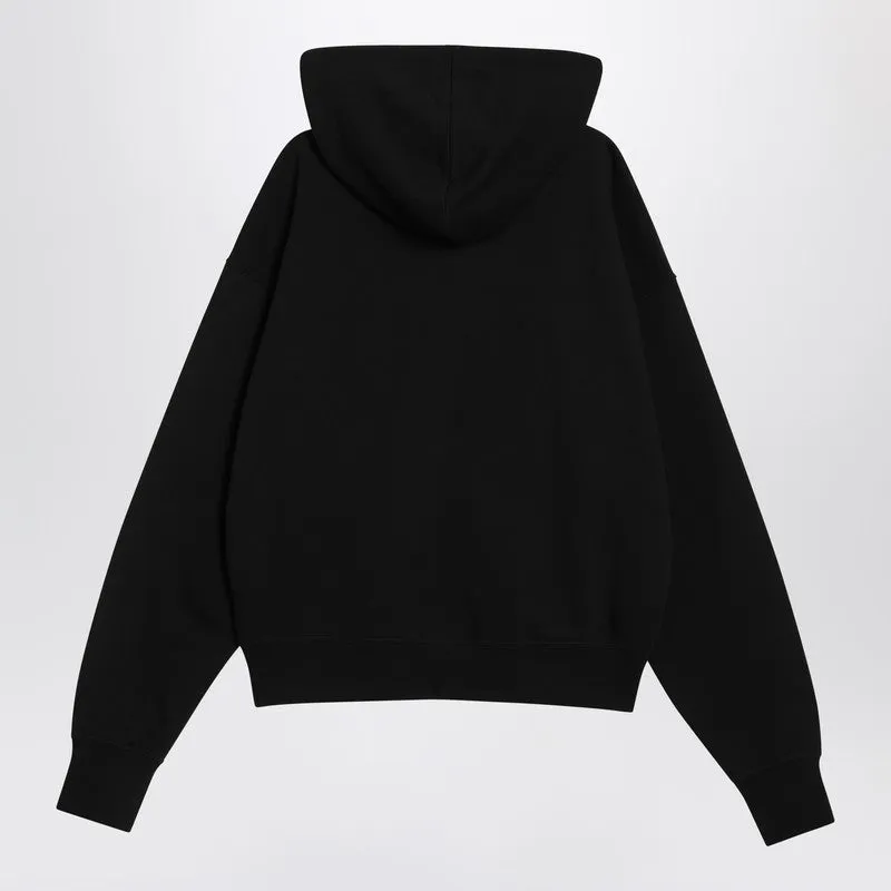 Black Cotton Hoodie sold by Wanan Luxury product image thumbnail 2