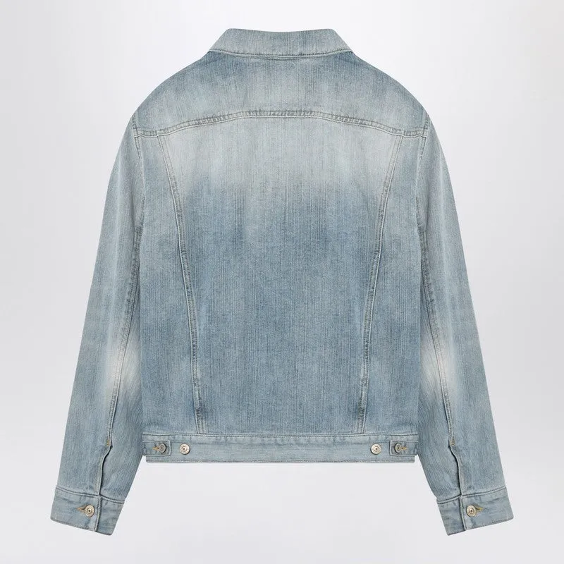 Light Blue Denim Jacket sold by Wanan Luxury product image thumbnail 2