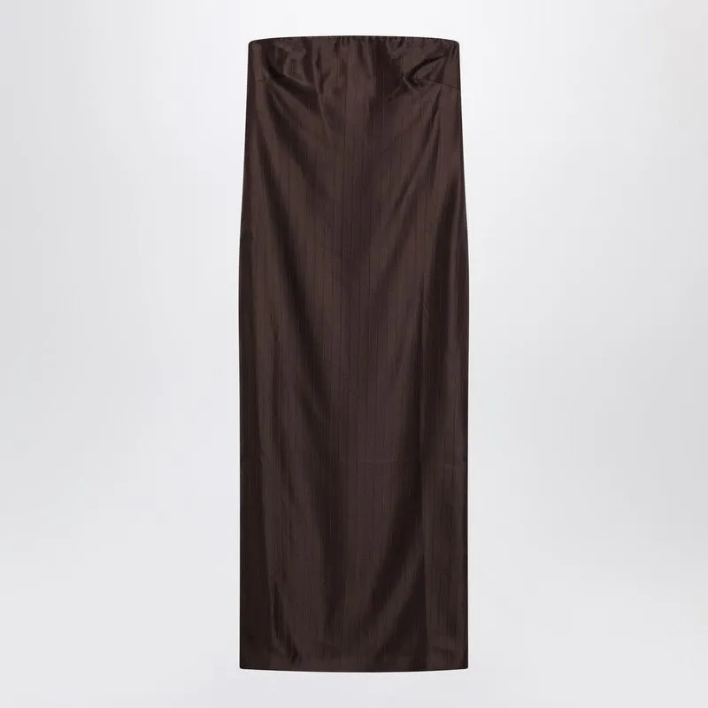 Brown Giulia Bustier Dress made by Loulou De Saison