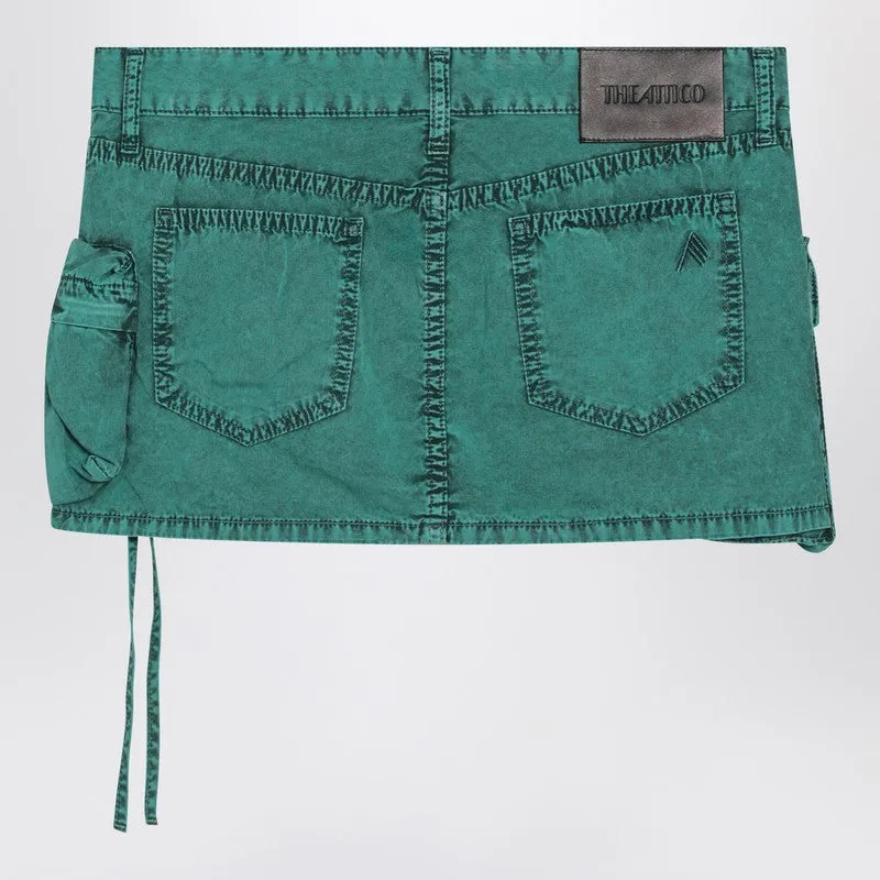 Fay Green Cargo Miniskirt sold by Wanan Luxury product image thumbnail 2