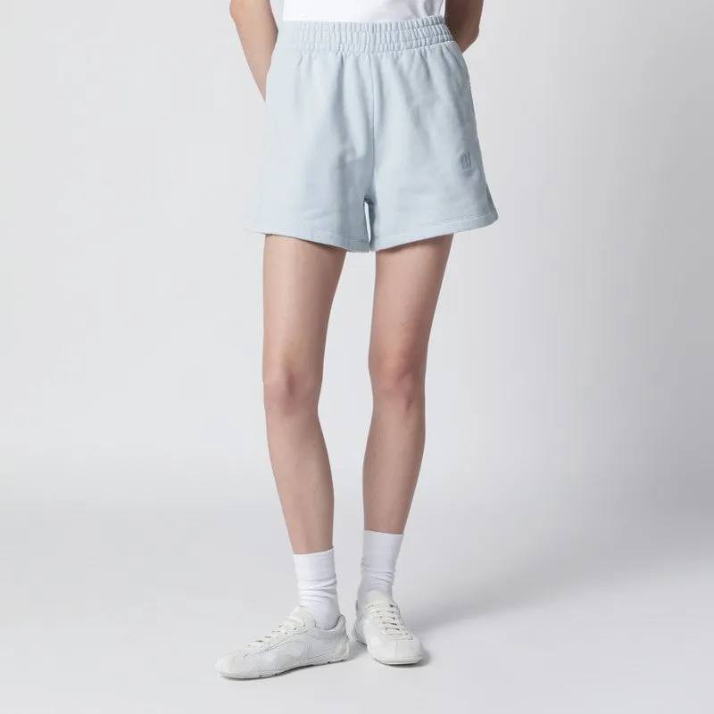 Light Blue Cotton Shorts sold by Wanan Luxury