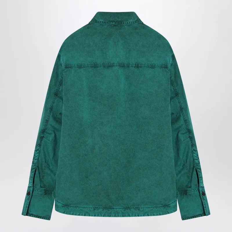 Green Cotton Shirt sold by Wanan Luxury product image thumbnail 2