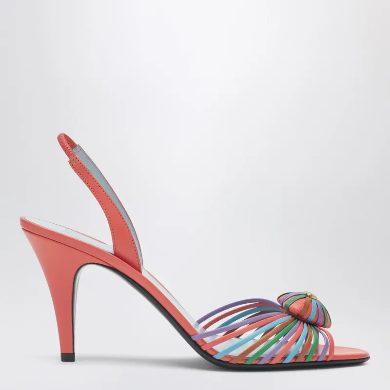 Royal Sandal Coral/Multicolor sold by Wanan Luxury