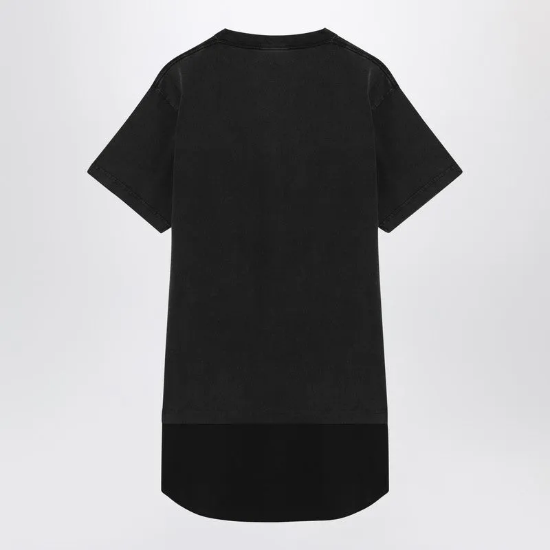 Black Washed Loop Sports Icon Mini Dress sold by Wanan Luxury product image thumbnail 2