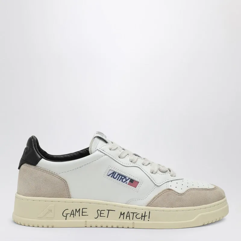 Medalist Trainer In White/Black Leather And Suede sold by Wanan Luxury