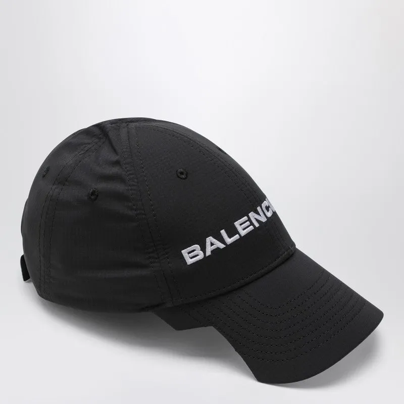 Black/White Logo Baseball Cap sold by Wanan Luxury product image thumbnail 2