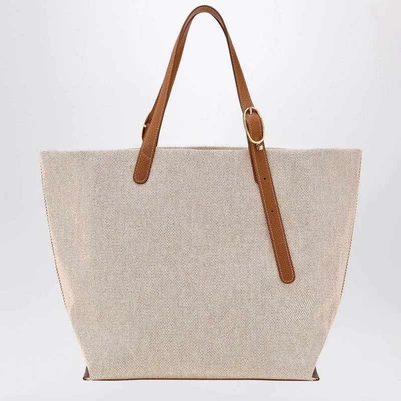 Caramel Complice Tote Bag In Canvas sold by Wanan Luxury product image thumbnail 2