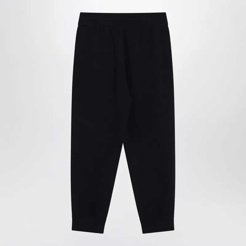 Navy Blue Cashmere-Blend Jogging Pants sold by Wanan Luxury product image thumbnail 2