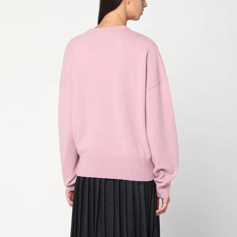 Pink Cashmere Crew Neck Sweater sold by Wanan Luxury product image thumbnail 2