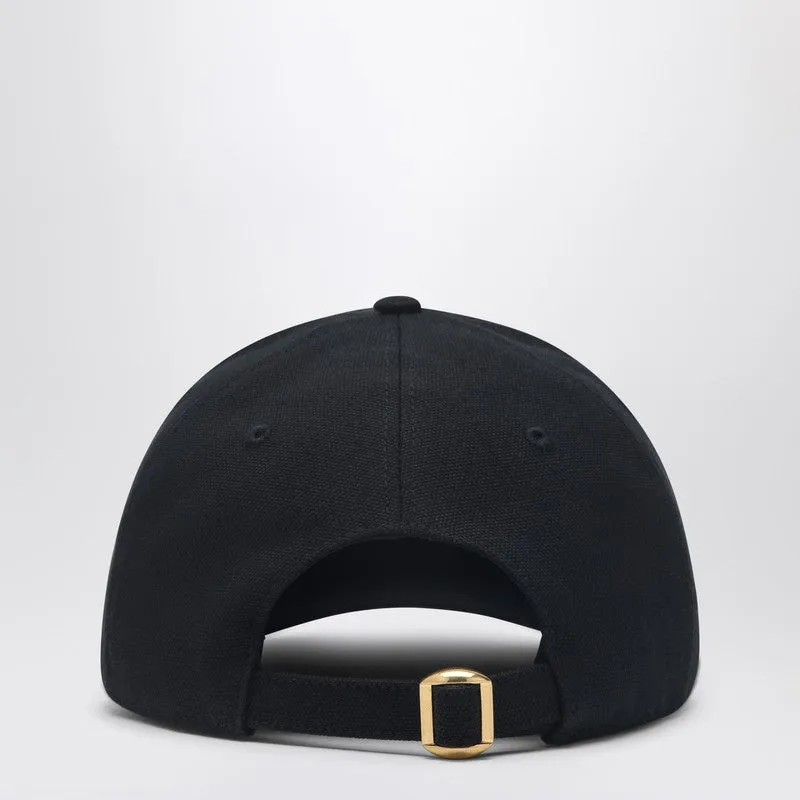 Chez Valentino Black Baseball Cap sold by Wanan Luxury product image thumbnail 2