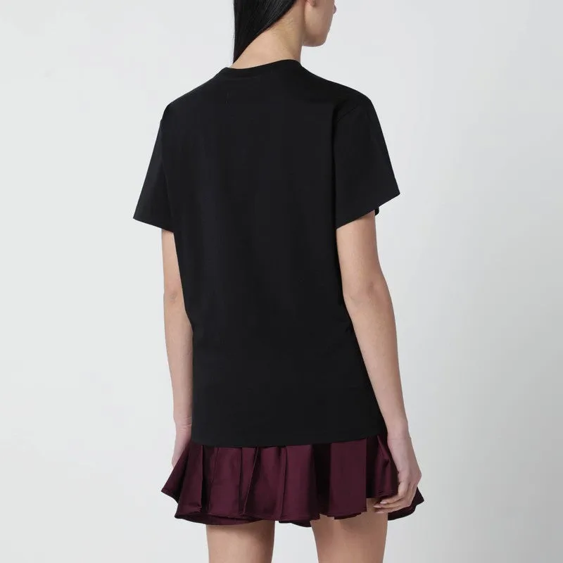 Black T-Shirt With Logo Print sold by Wanan Luxury product image thumbnail 2