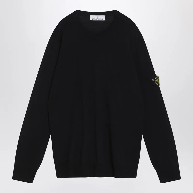 Navy Blue Wool Sweater sold by Wanan Luxury