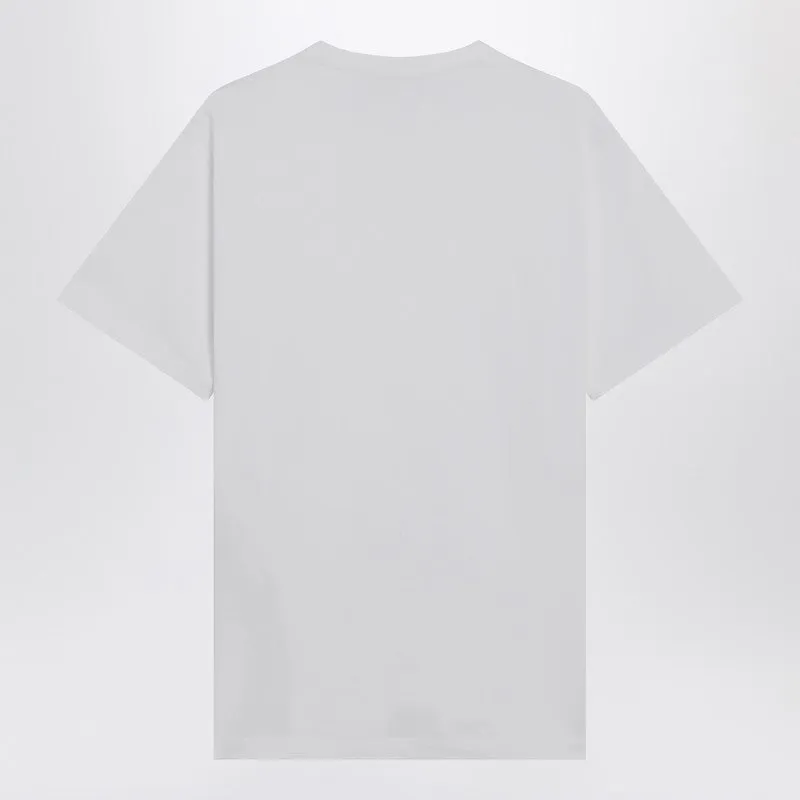 White Cotton Jersey T-Shirt sold by Wanan Luxury product image thumbnail 2