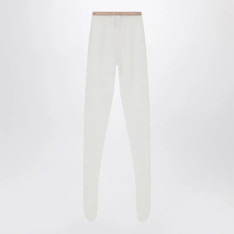 Ivory Lace Tights sold by Wanan Luxury product image thumbnail 2