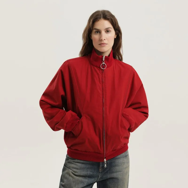 Red And Black Reversible Jacket made by 1989 Studio