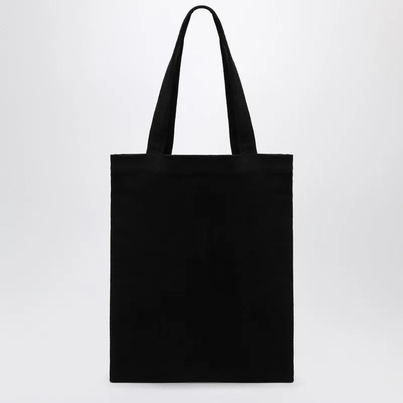 Black Canvas Shopper Bag sold by Wanan Luxury product image thumbnail 2
