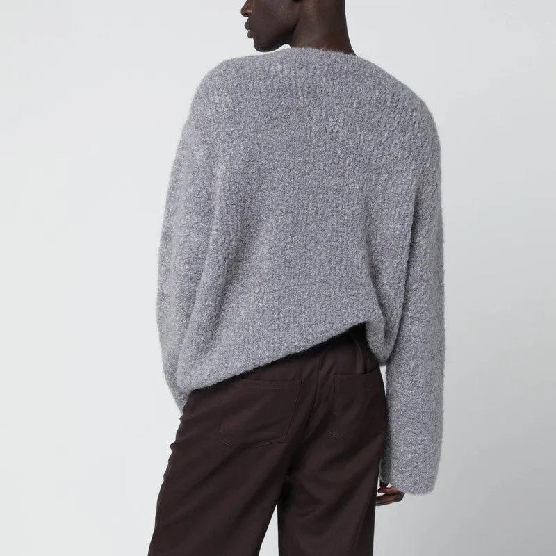 Jermaine Grey Sweater In Bouclé Yarn sold by Wanan Luxury product image thumbnail 2