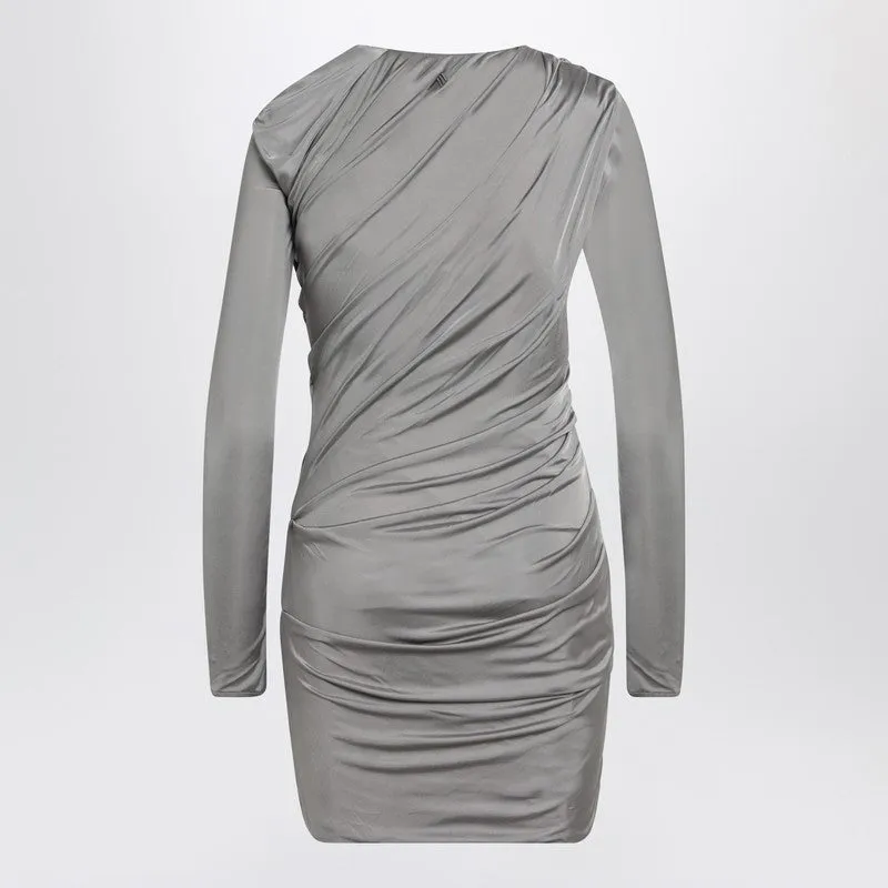 Draped Grey Mini Dress sold by Wanan Luxury product image thumbnail 2