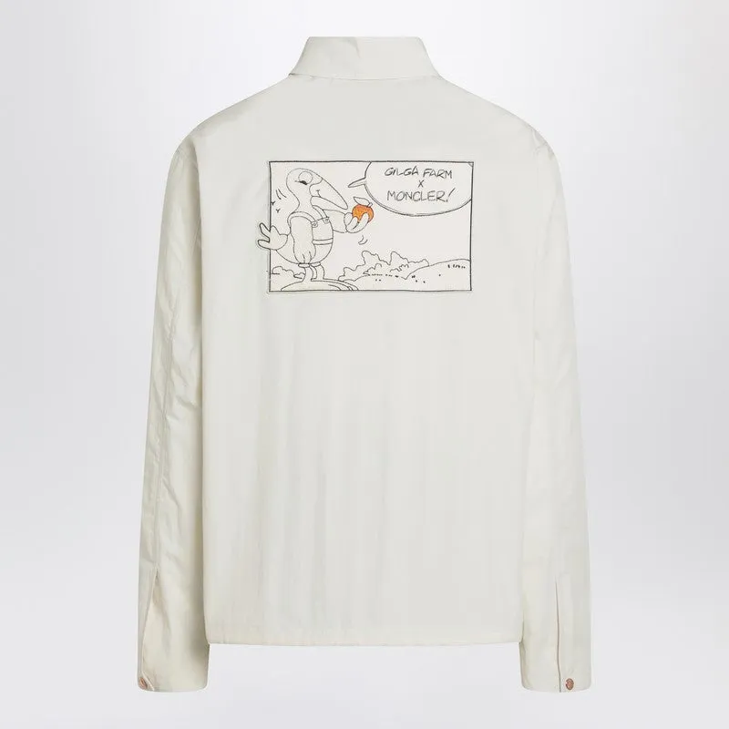 White Satsuma Shacket In Canvas And Nylon sold by Wanan Luxury product image thumbnail 2