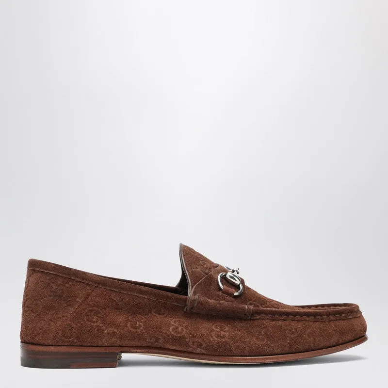 Horsebit 1953 Brown Suede Loafer made by Gucci