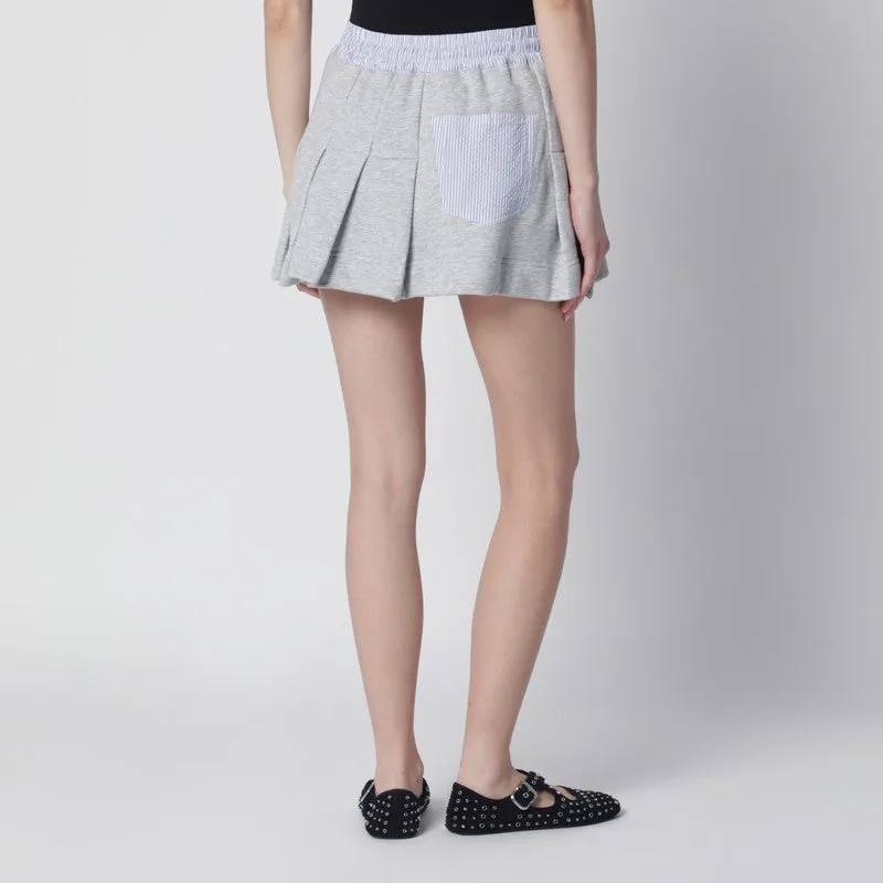 Grey Mini Skirt With Orb Logo sold by Wanan Luxury product image thumbnail 2