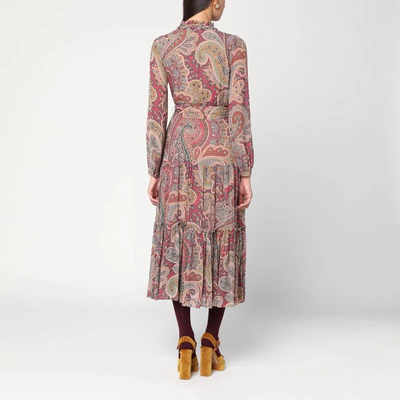 Long Dress With Paisley Print sold by Wanan Luxury product image thumbnail 2