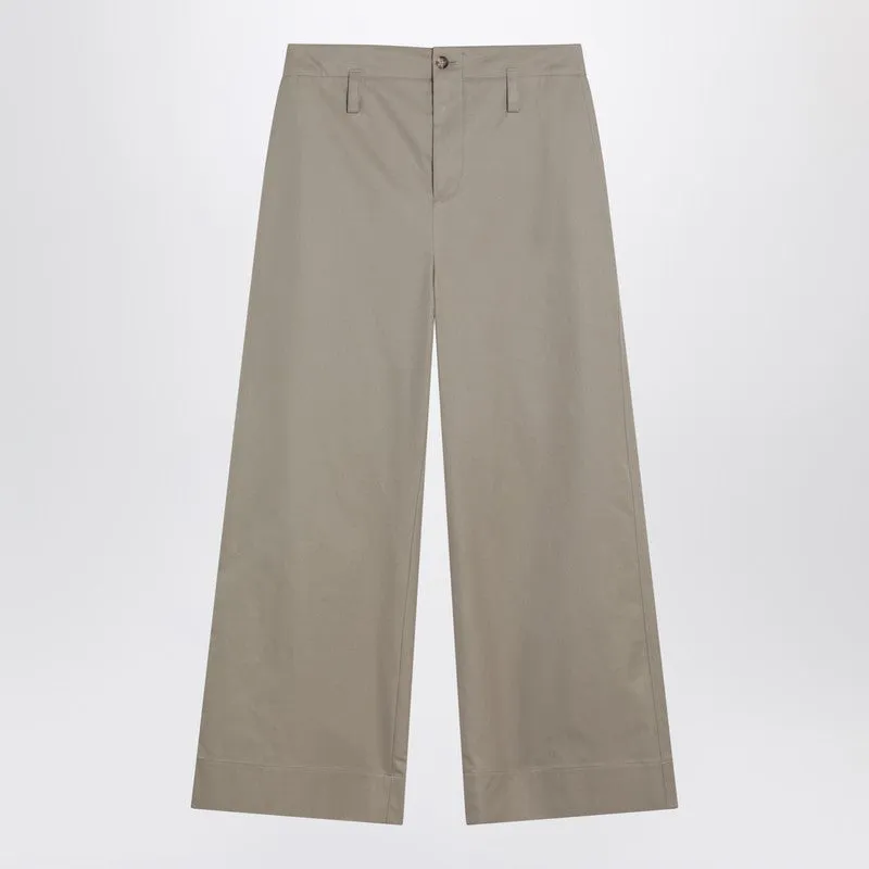 Beige Cotton Gabardine Chino Pants sold by Wanan Luxury