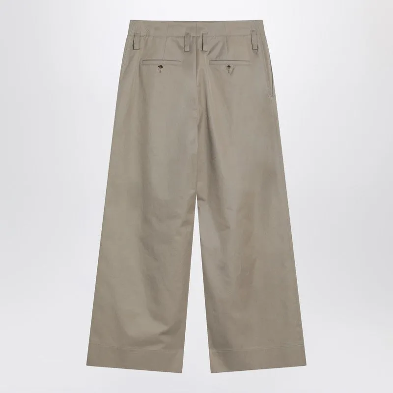 Beige Cotton Gabardine Chino Pants sold by Wanan Luxury product image thumbnail 2