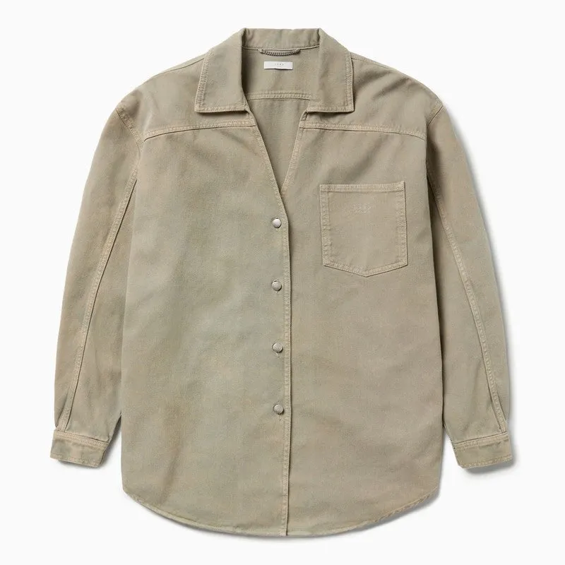 Light Brown Denim Overshirt made by 1989 Studio