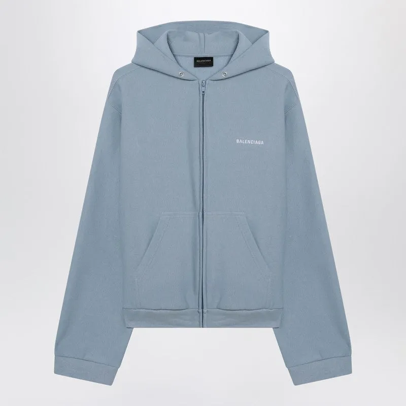 Balenciaga Back Regular Fit Zip Hoodie sold by Wanan Luxury