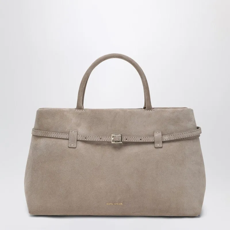 Le Cambon 35 Sughero Bag In Suede made by Manu Atelier