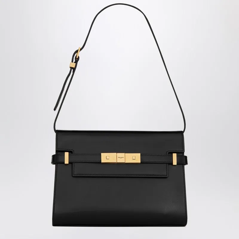 Manhattan Small Bag In Black Leather sold by Wanan Luxury