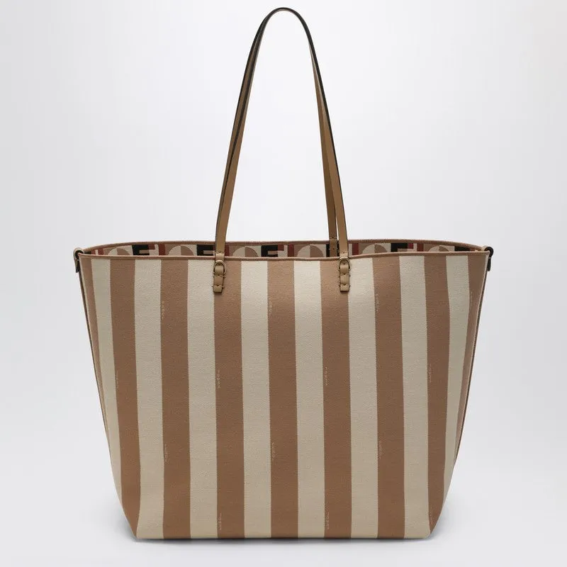 Beige Roll Large Reversible Shopper Bag sold by Wanan Luxury product image thumbnail 2