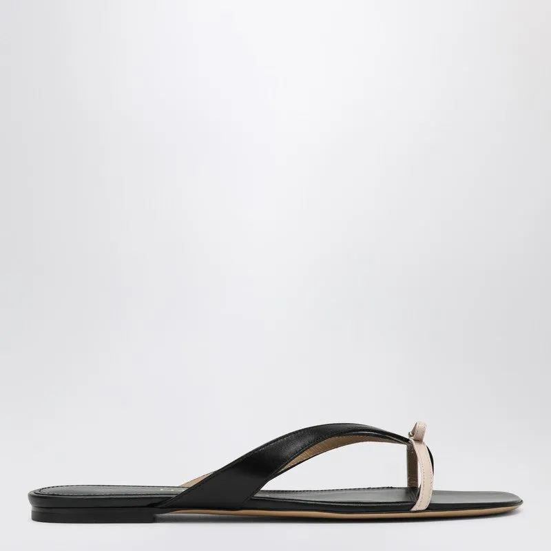 Mini Bow Flip-Flop Black And Powdery / Regular Fit sold by Wanan Luxury