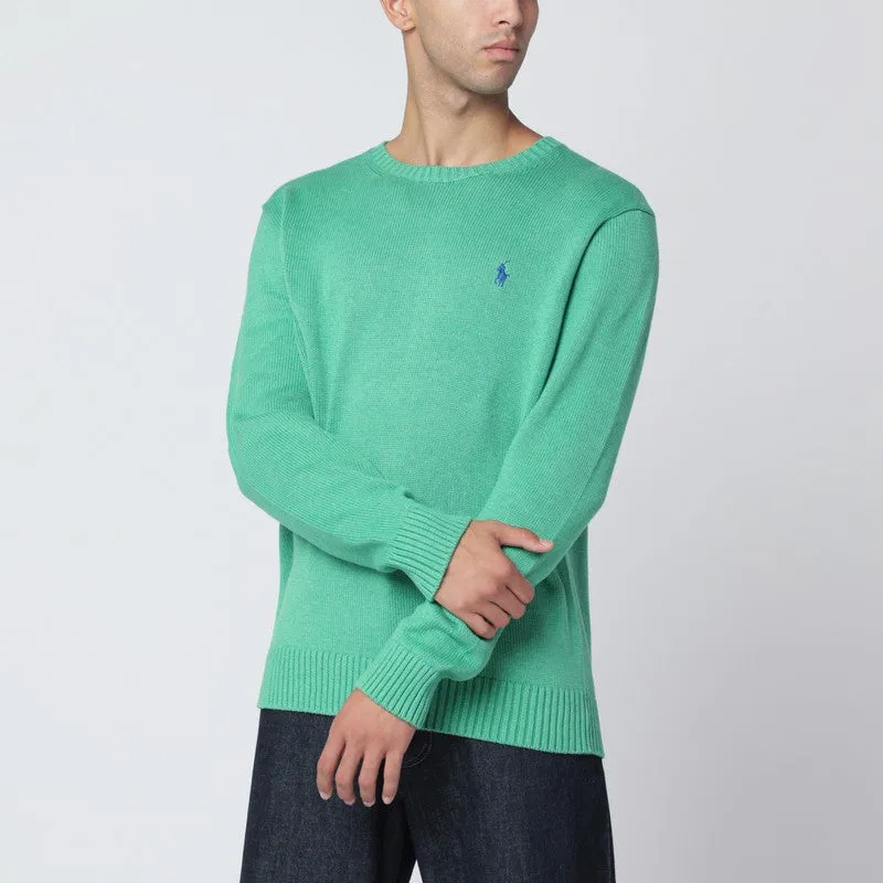 Green Cotton Sweater made by Polo by Ralph Lauren