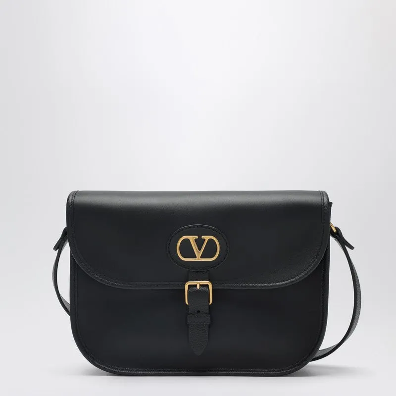 Antibes Black Leather Crossbody Bag sold by Wanan Luxury