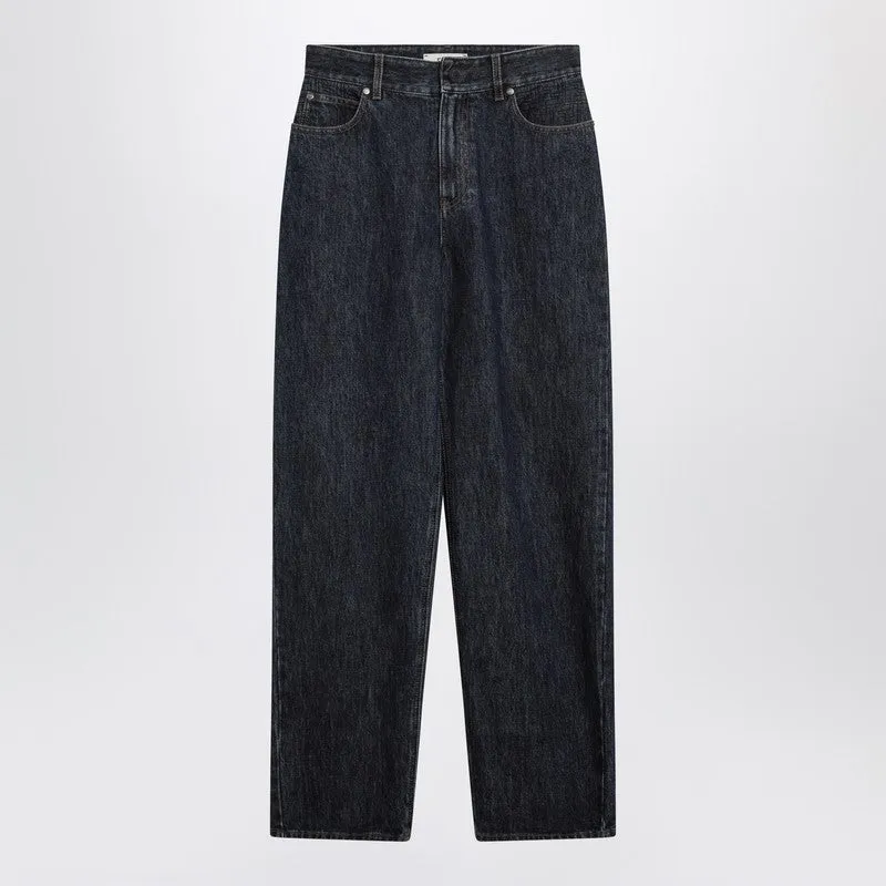 Dark Blue Denim Trousers sold by Wanan Luxury