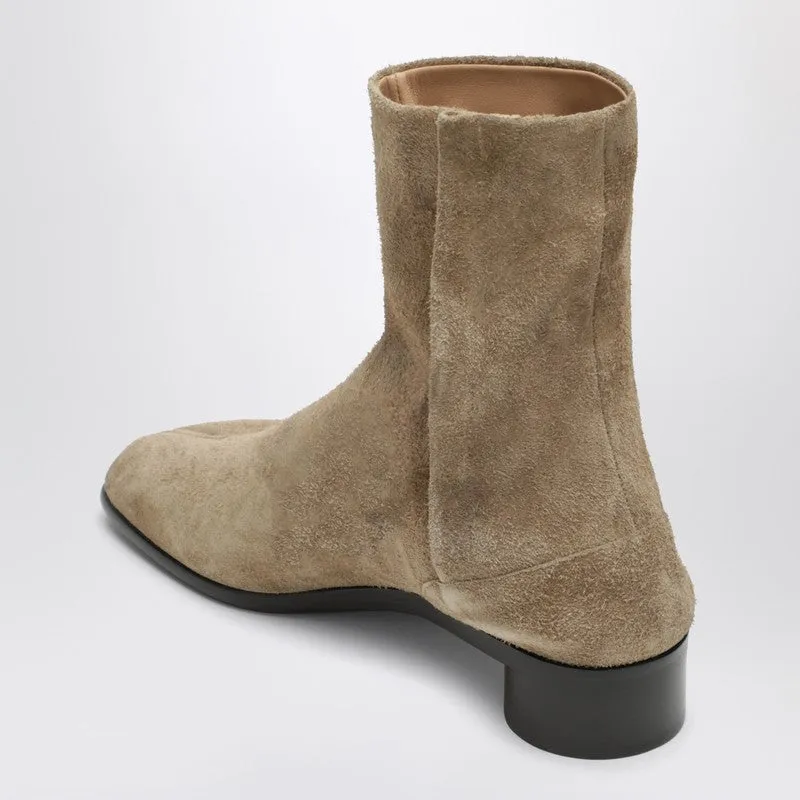 Beige Suede Tabi Ankle Boots sold by Wanan Luxury product image thumbnail 2