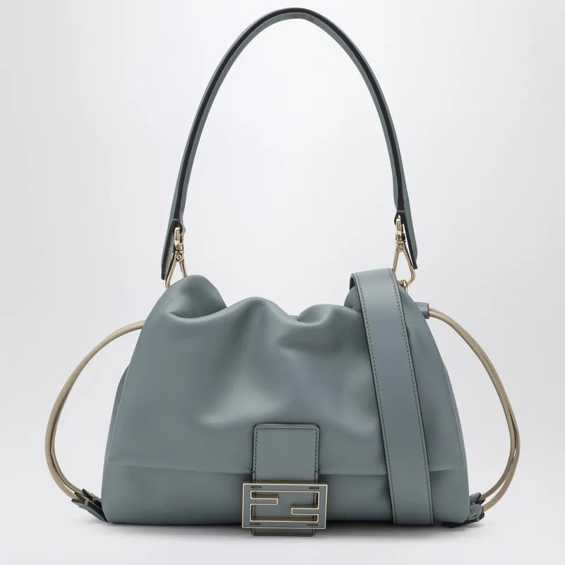 Mamma Baguette Medium Bag In Light Blue Nappa sold by Wanan Luxury