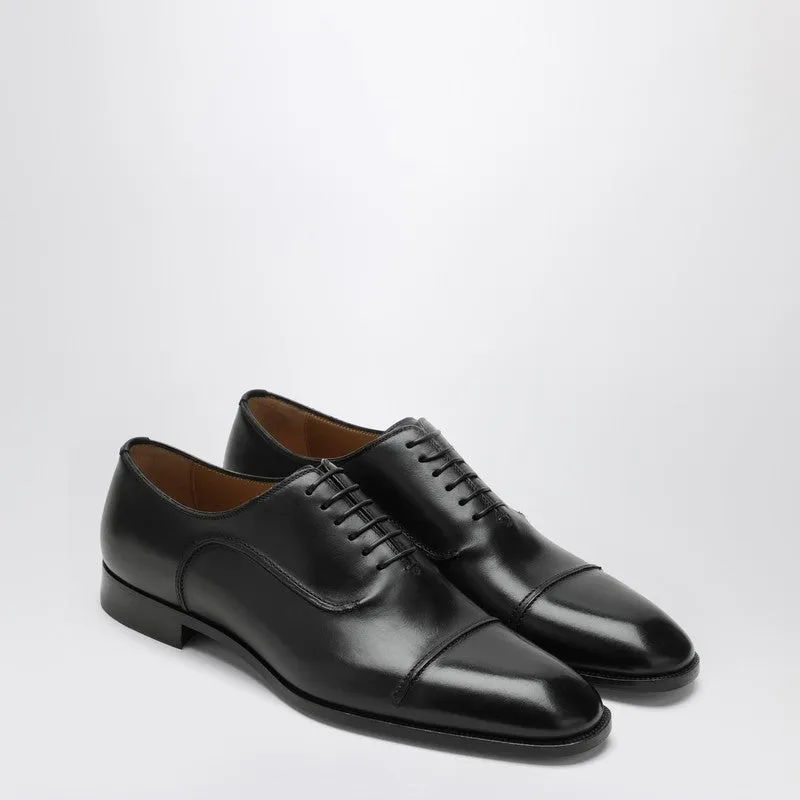 Greggo Black Lace-Up Shoes sold by Wanan Luxury