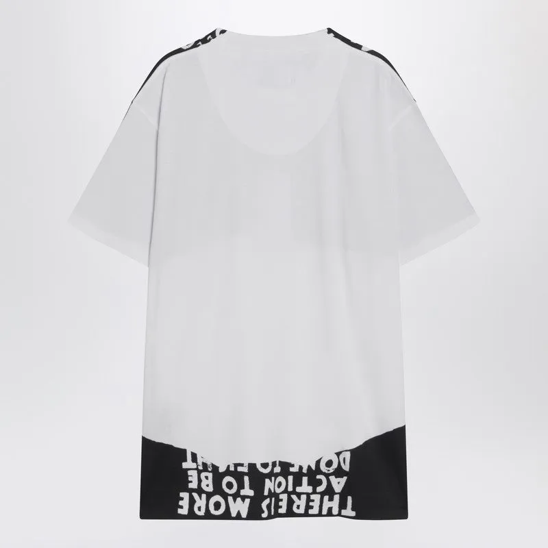 White/Black Cotton Aids T-Shirt sold by Wanan Luxury product image thumbnail 2